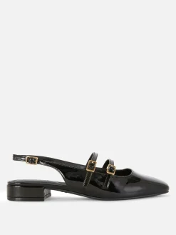 Slingback Double Strap Mary Janes|Primark Outlet