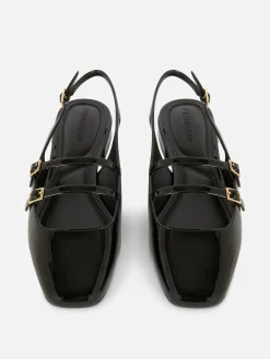 Slingback Double Strap Mary Janes|Primark Outlet