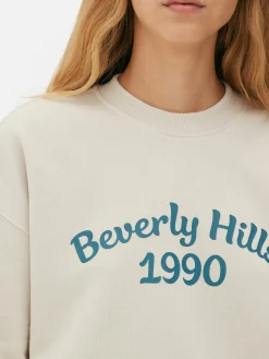 Slogan Crew Neck Sweatshirt|Primark Hot