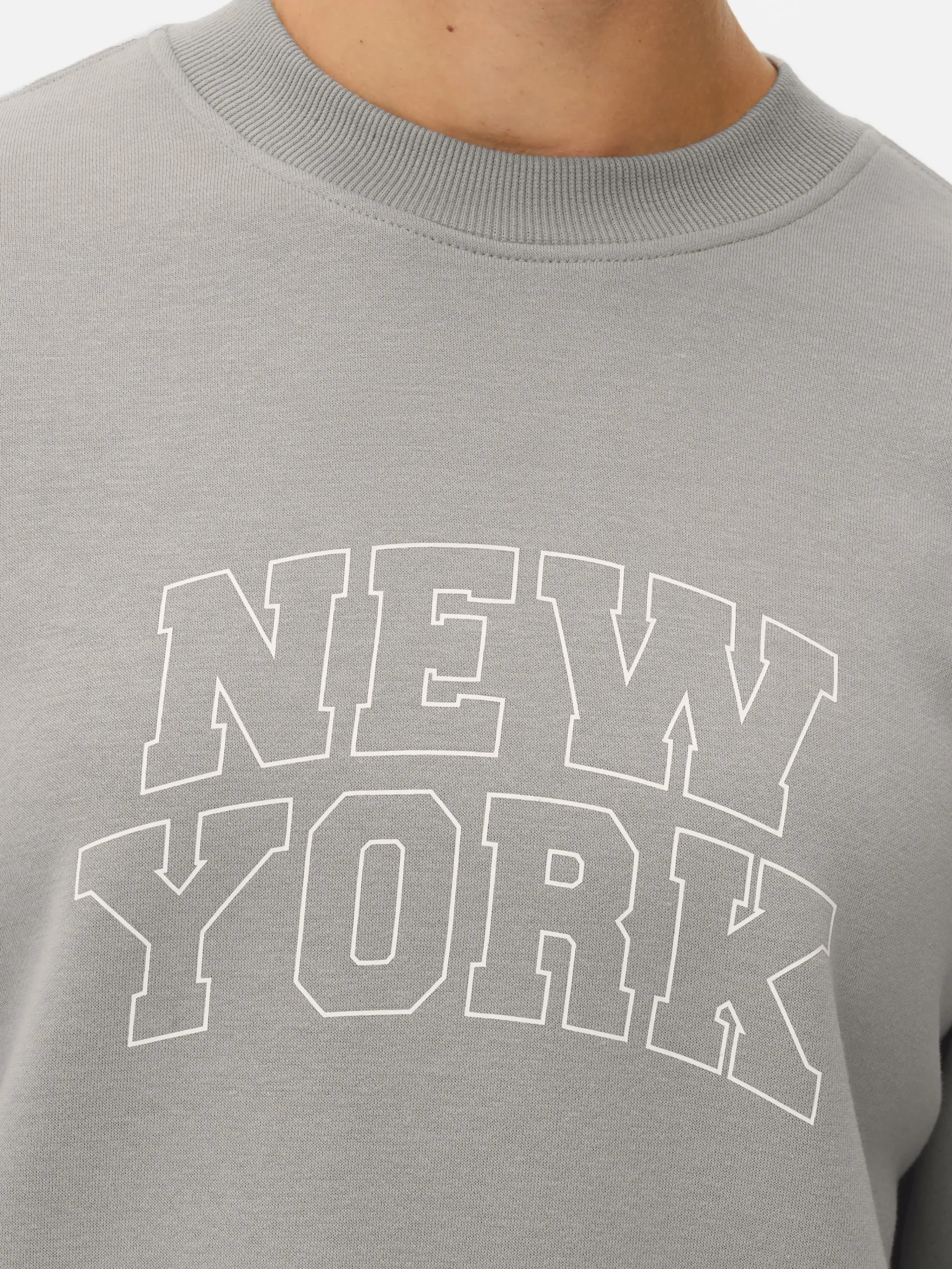 Slogan Crew Neck Sweatshirt|Primark Outlet