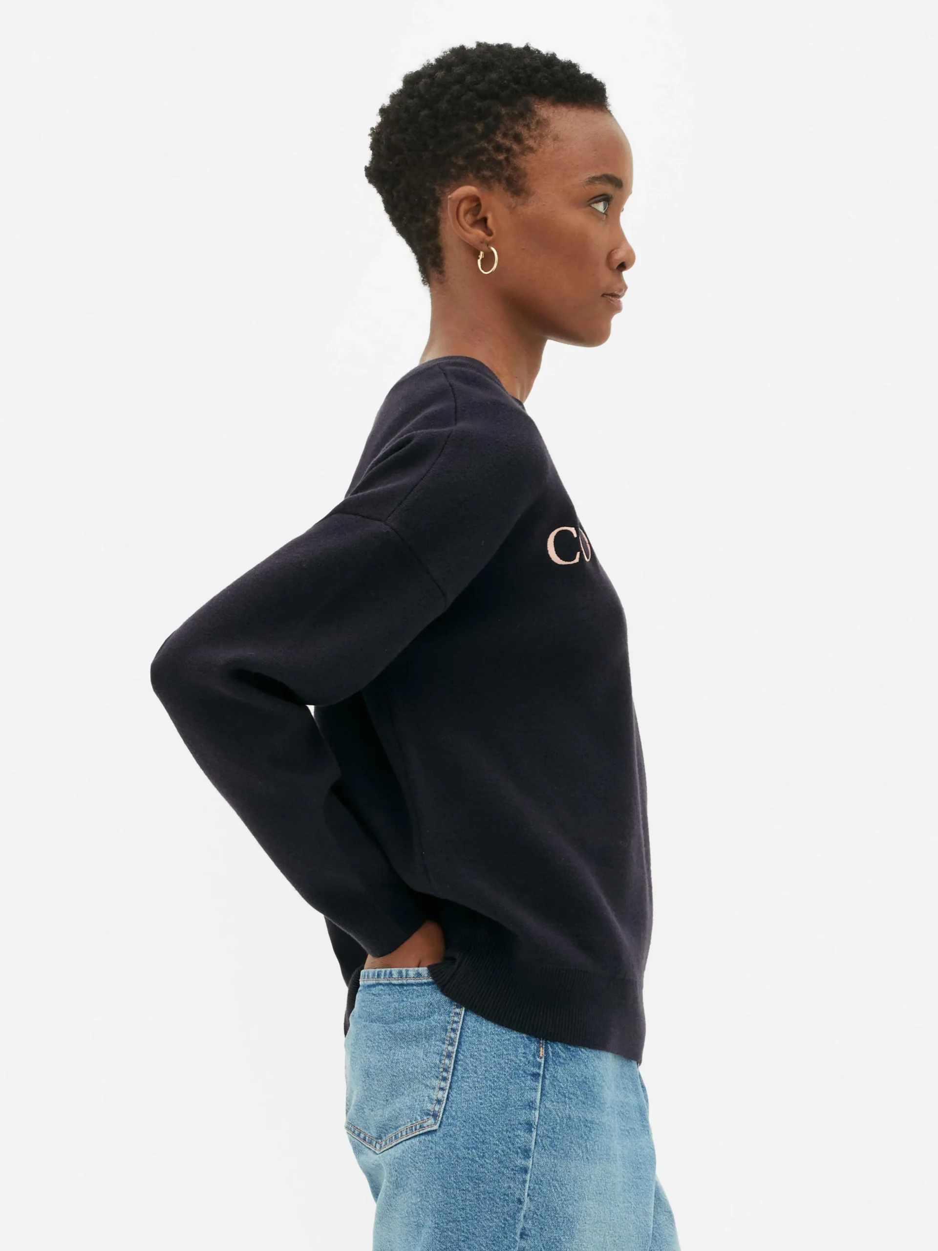 Slogan Sweatshirt|Primark New