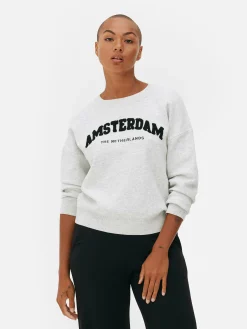 Slogan Sweatshirt|Primark Clearance