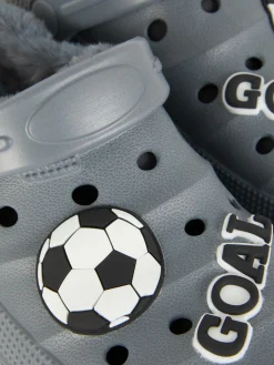 Soccer Faux Fur Lined Clogs|Primark Sale