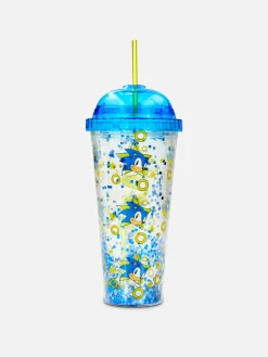 Sonic The Hedgehog Glitter Travel Cup|Primark Outlet