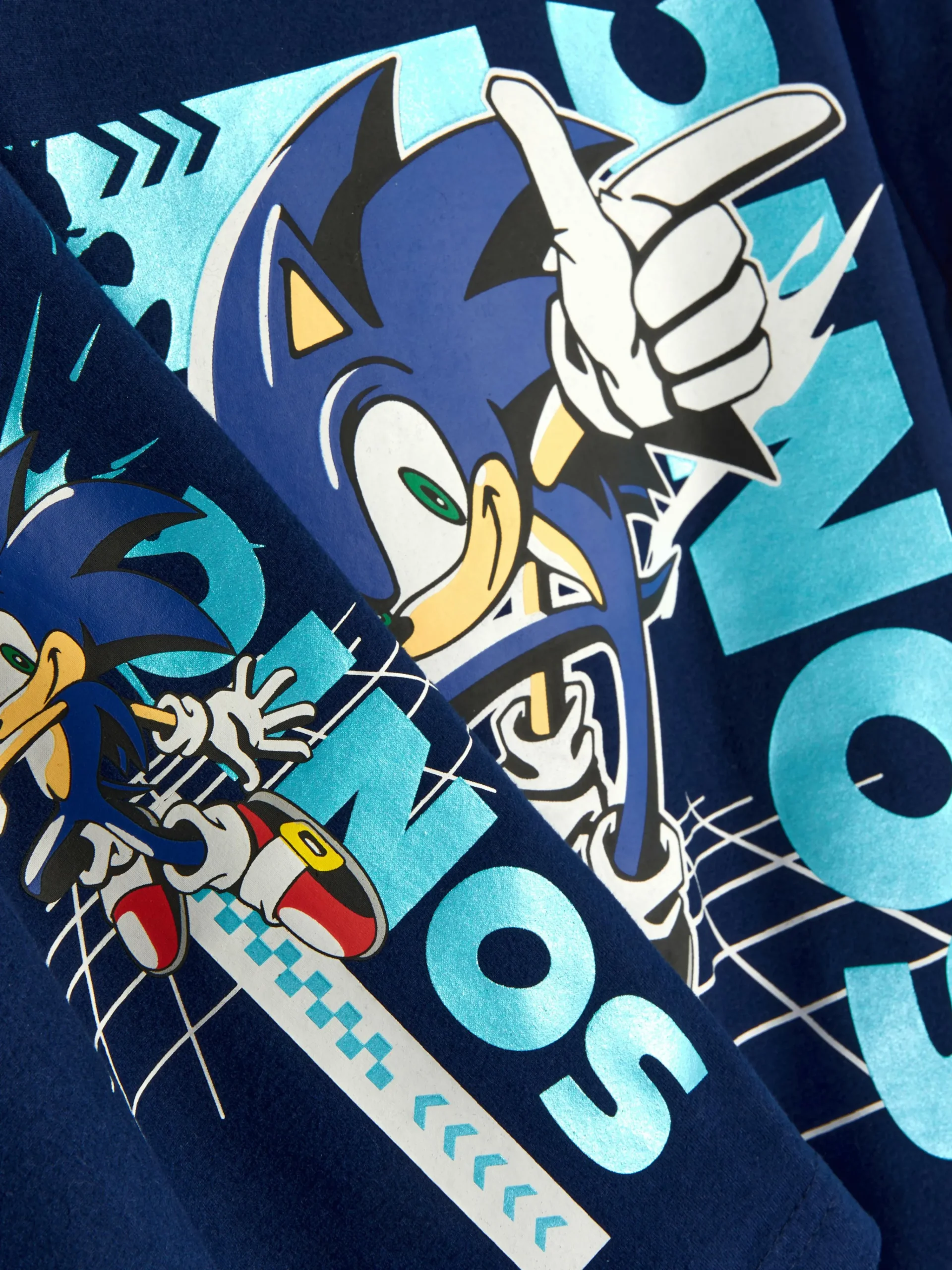 Sonic The Hedgehog T-Shirt And Shorts Pajama Set|Primark Clearance
