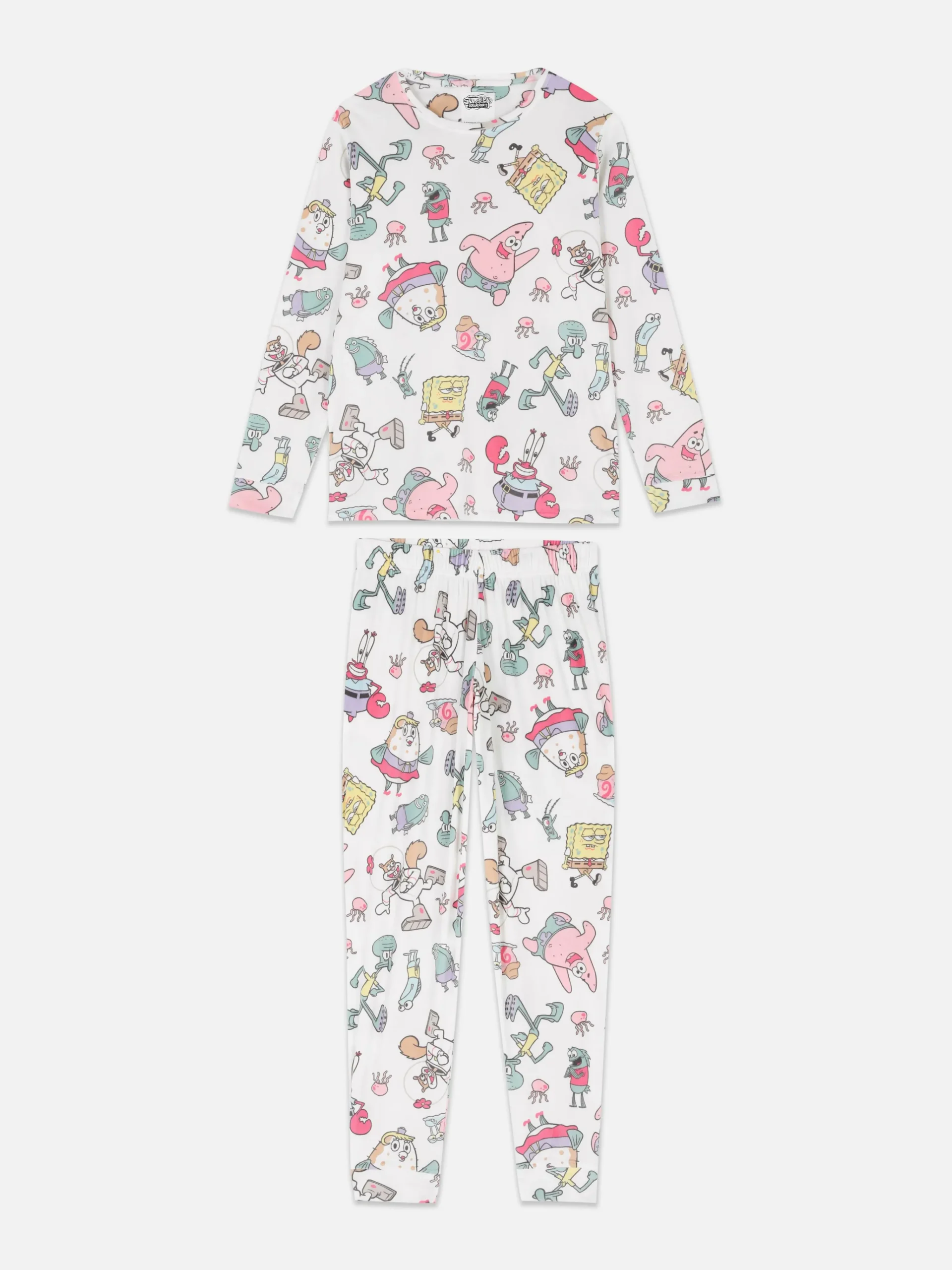SpongeBob SquarePants Long Sleeve Pajamas|Primark Sale