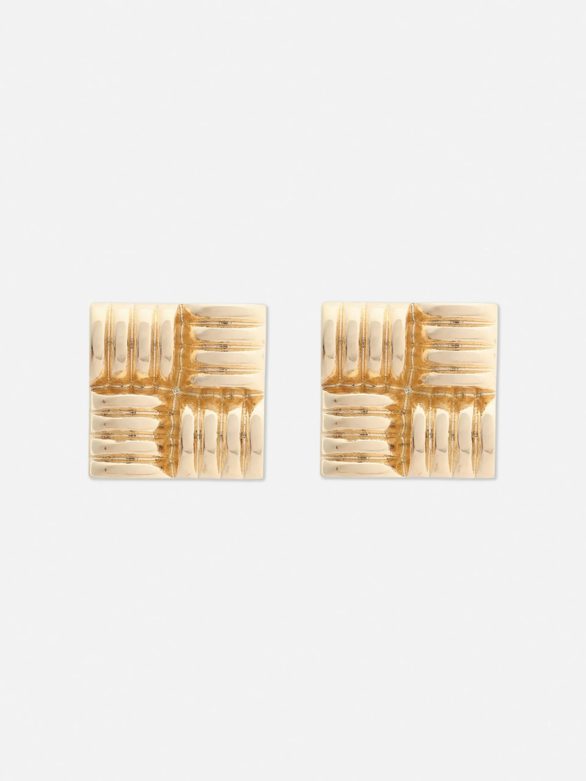 Square Pillow Stud Earrings|Primark