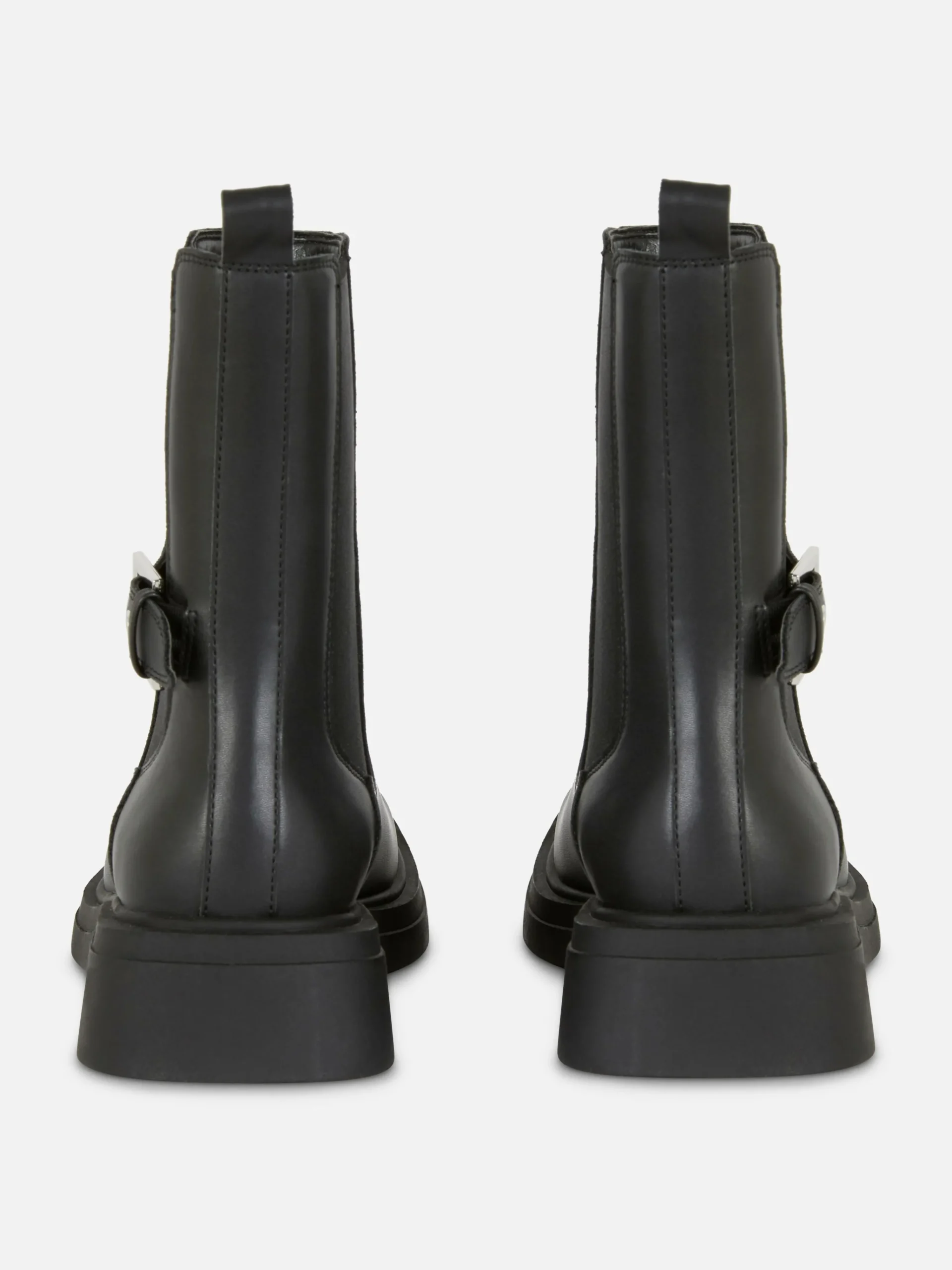 Square Toe Faux Leather Chelsea Boots|Primark Discount