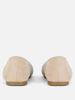 Square Toe Studded Slip-Ons|Primark Discount