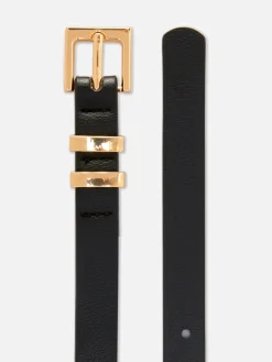Square-Buckle Belt|Primark Outlet
