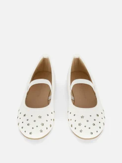 Star Laser Cut Ballet Pumps|Primark Sale
