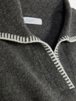Stitch Collar Sweater|Primark