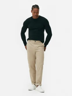 Straight Leg Stretch Chinos|Primark Discount