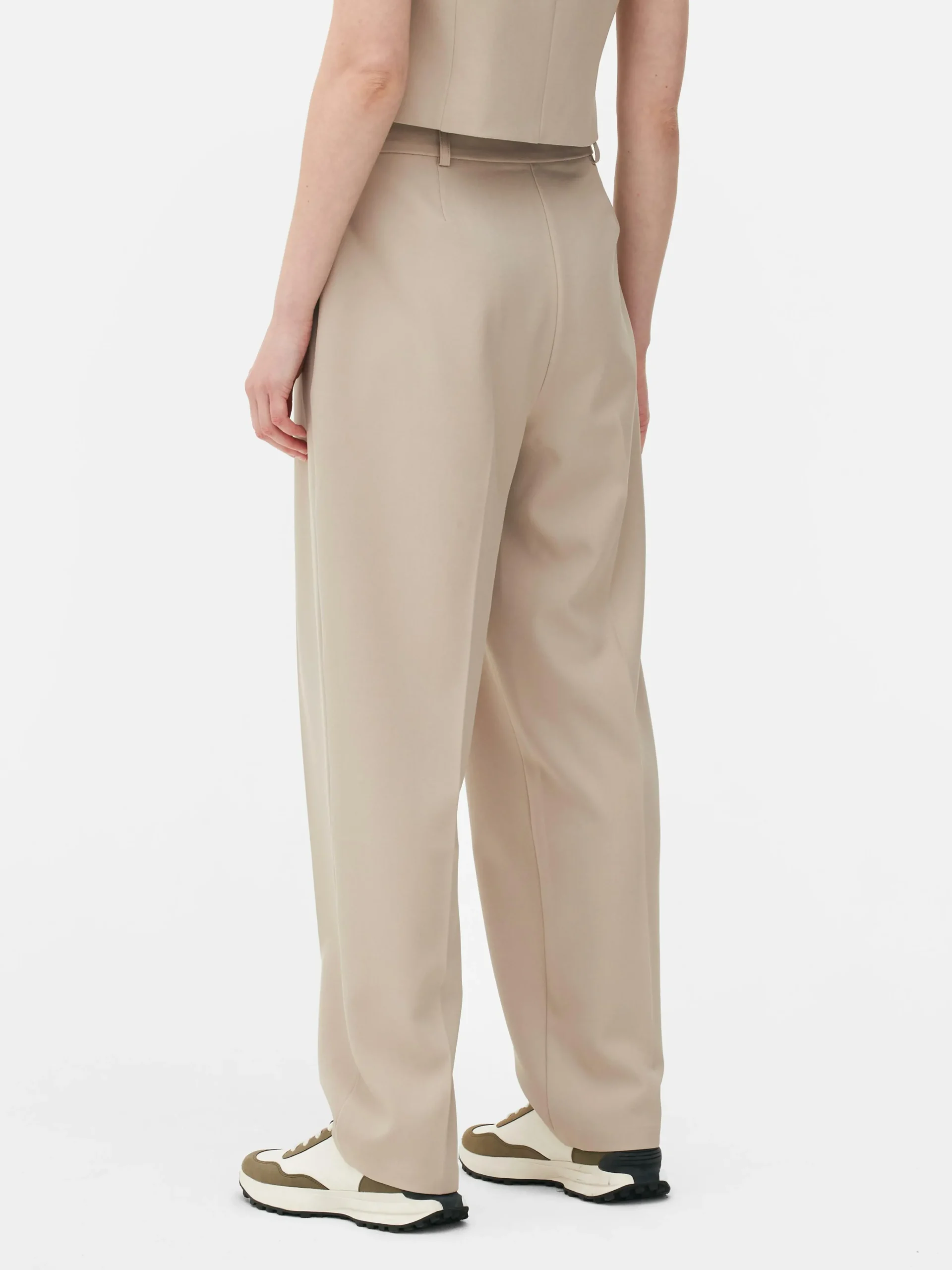 Straight Leg Tailored Pants|Primark Hot