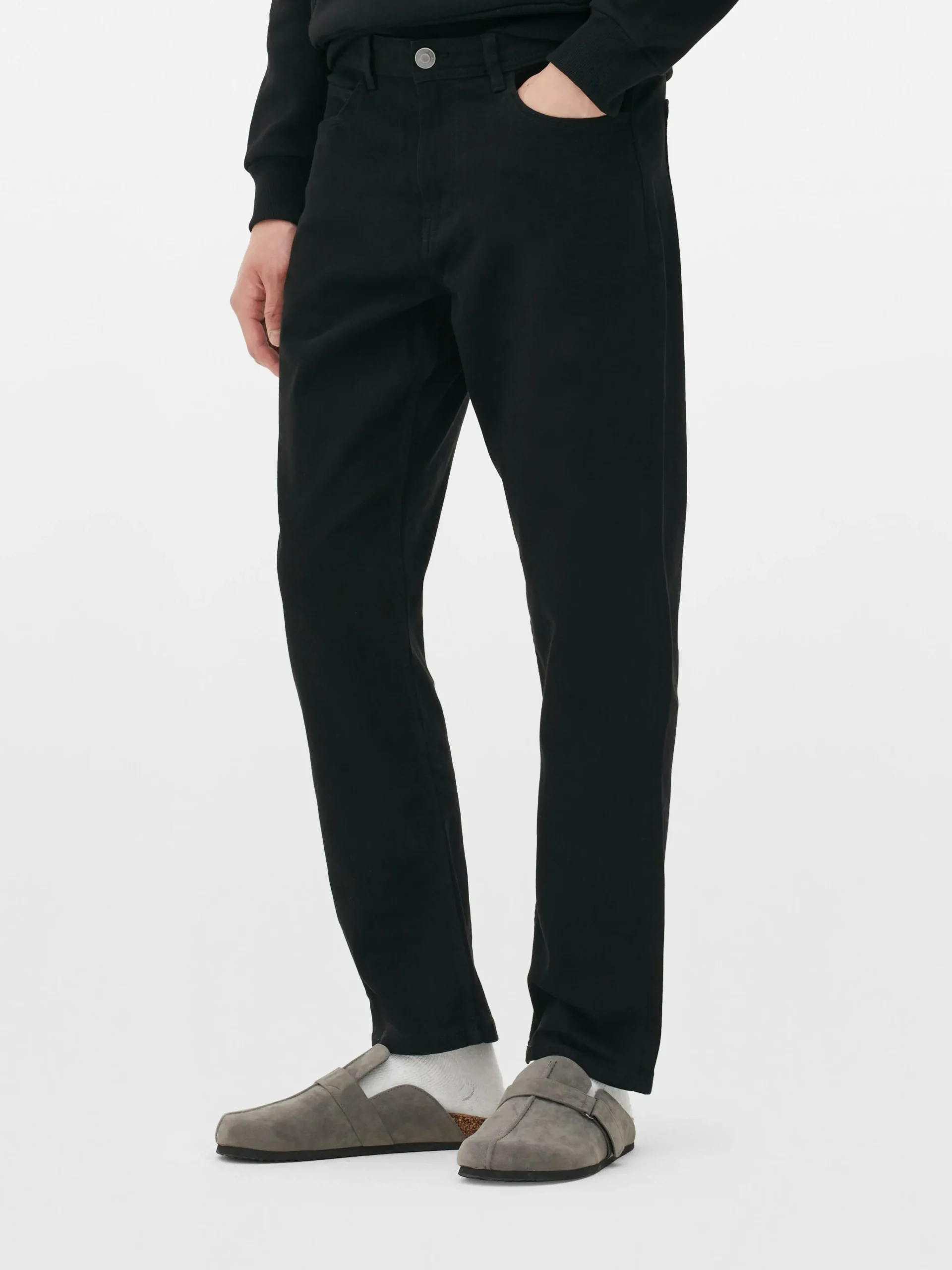 Straight Leg Twill Jeans|Primark Hot