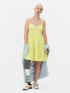 Strappy Tiered Sundress|Primark Outlet