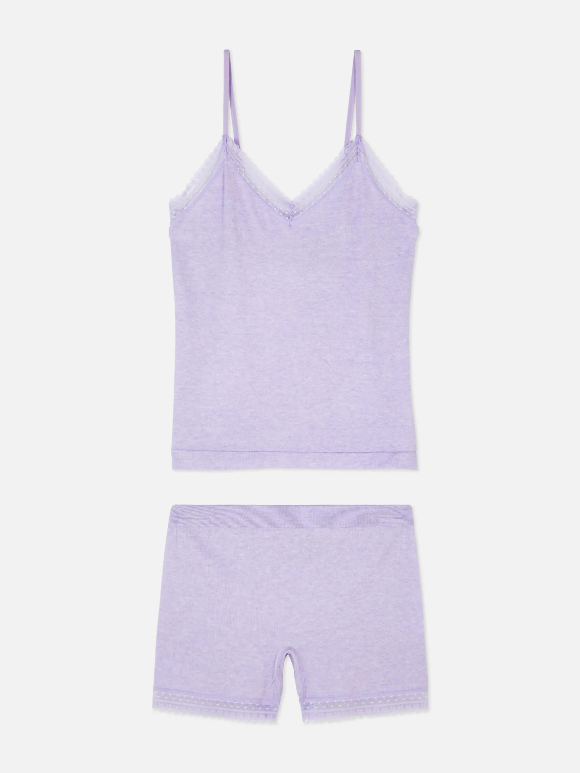 Stretch Cami And Shorts Pajama Set|Primark