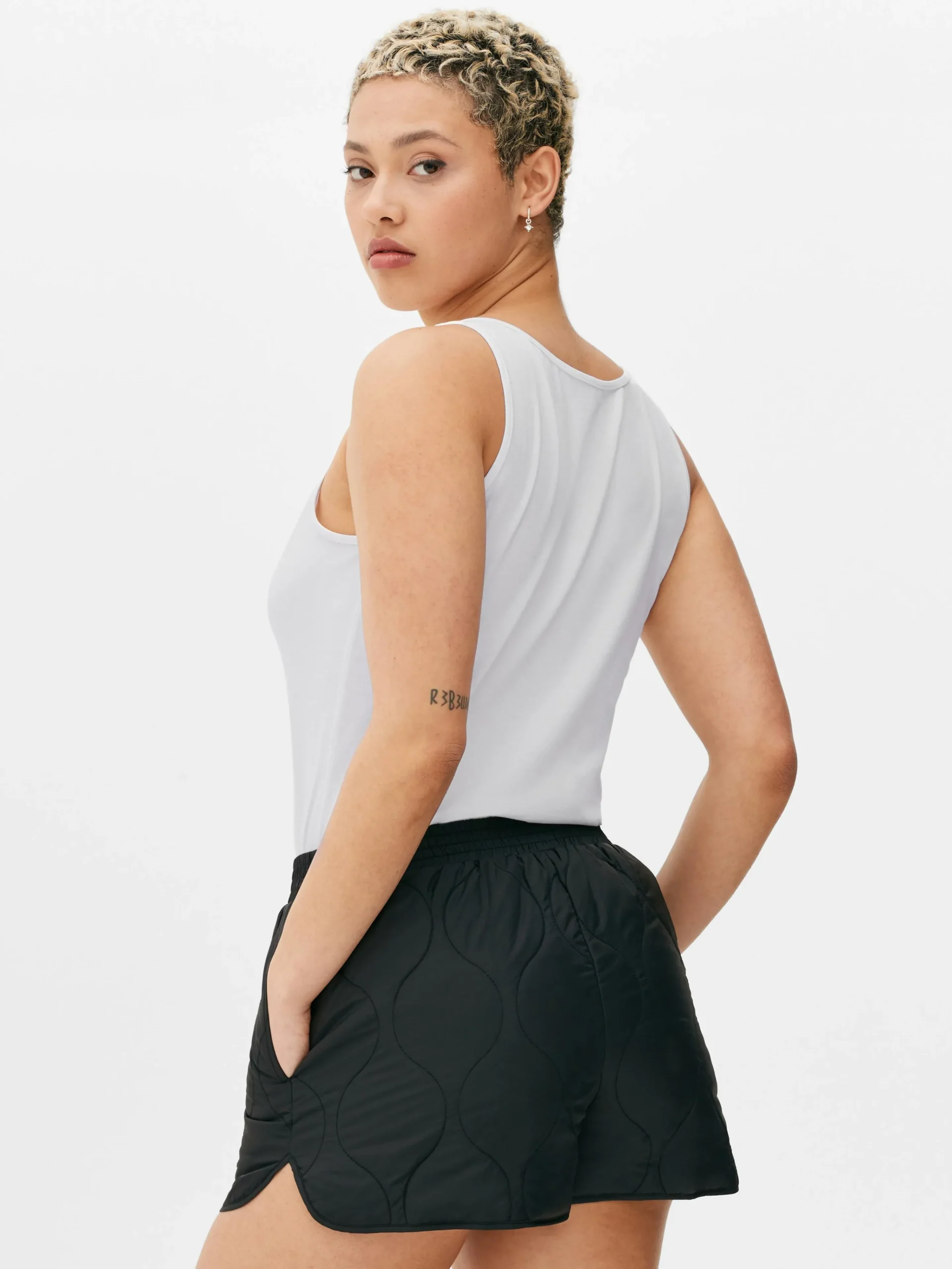Stretch Cotton Tank|Primark Outlet
