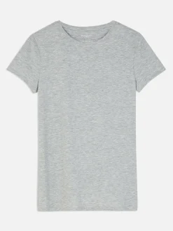 Stretch Crew Neck T-shirt|Primark Clearance