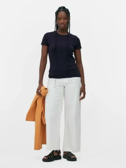 Stretch Crew Neck T-Shirt|Primark