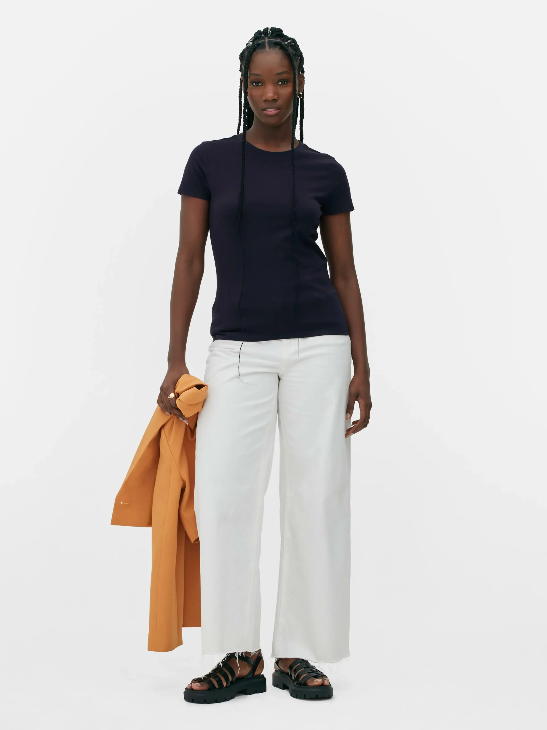 Stretch Crew Neck T-Shirt|Primark