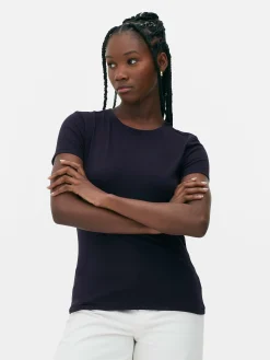 Stretch Crew Neck T-Shirt|Primark