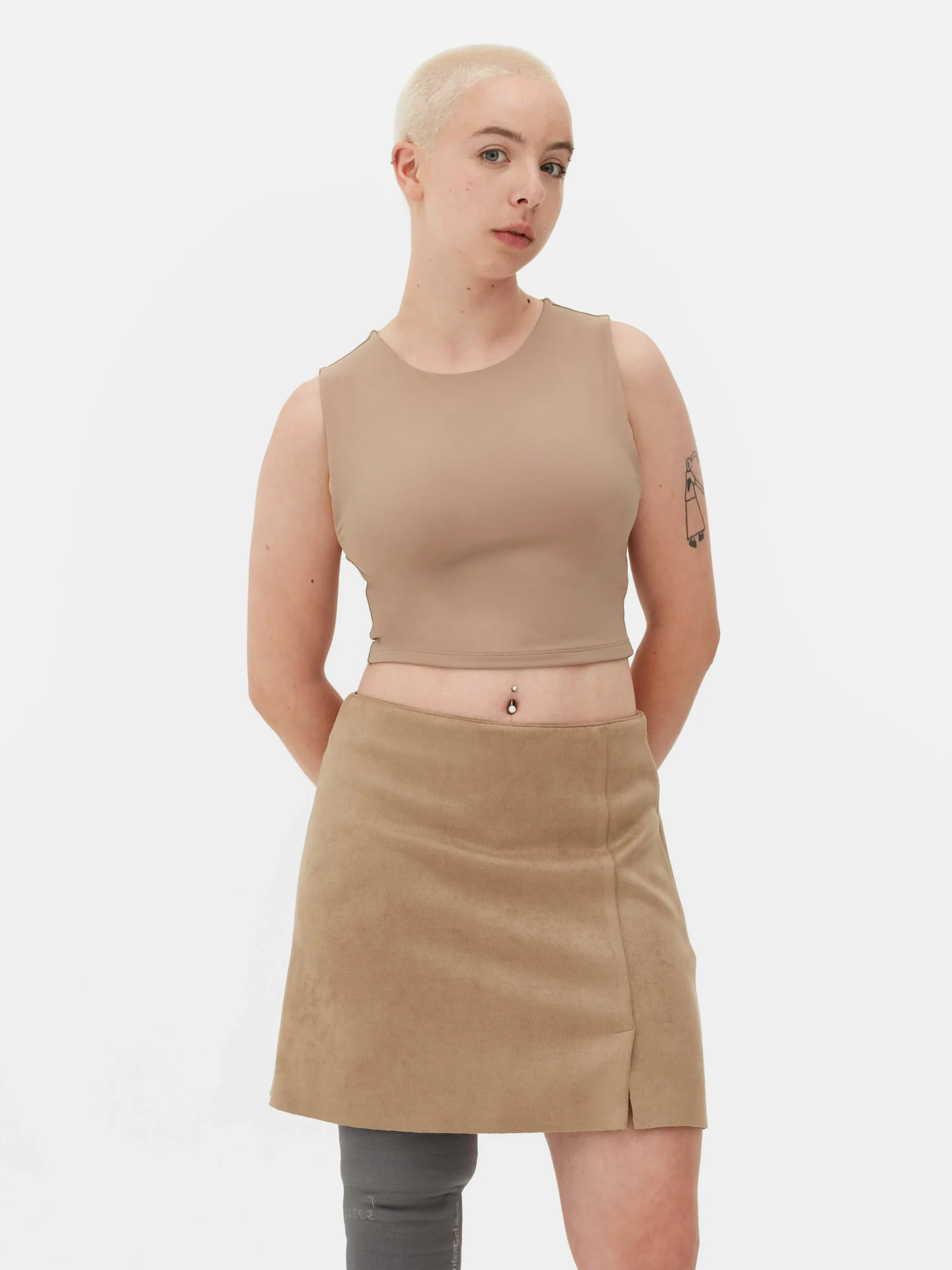 Stretch Cropped Racerback k|Primark Best