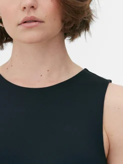 Stretch Cropped Racerback Tank|Primark Hot