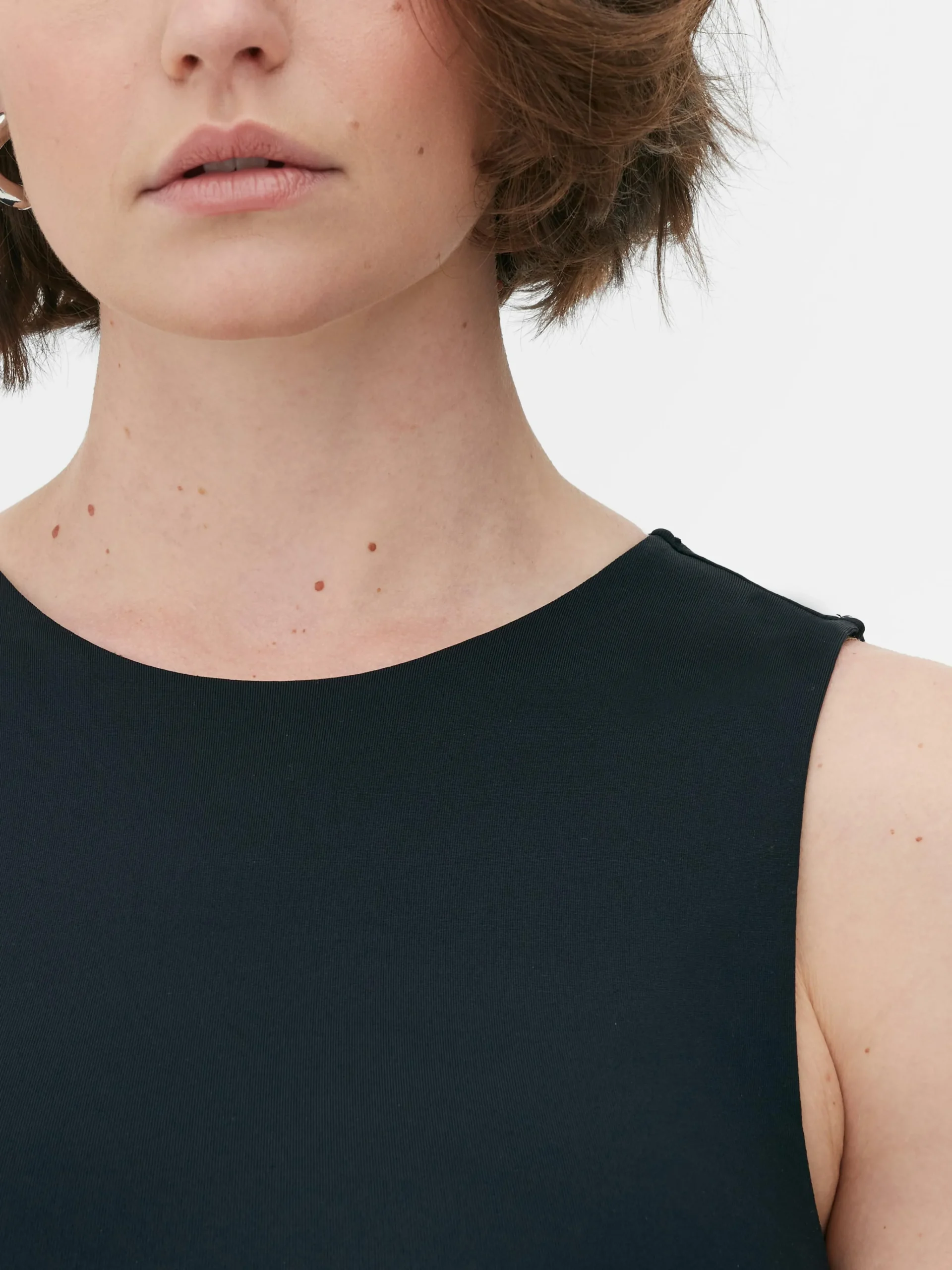 Stretch Cropped Racerback Tank|Primark Hot