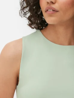 Stretch Cropped Racerback Tank|Primark