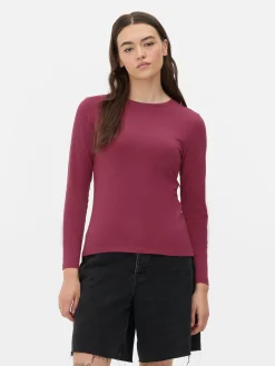 Stretch Jersey Long Sleeve Top|Primark Discount