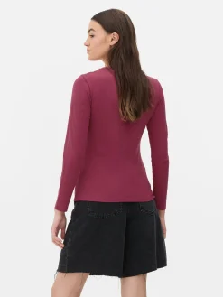 Stretch Jersey Long Sleeve Top|Primark Discount