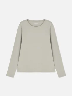 Stretch Jersey Long Sleeve Top|Primark Clearance
