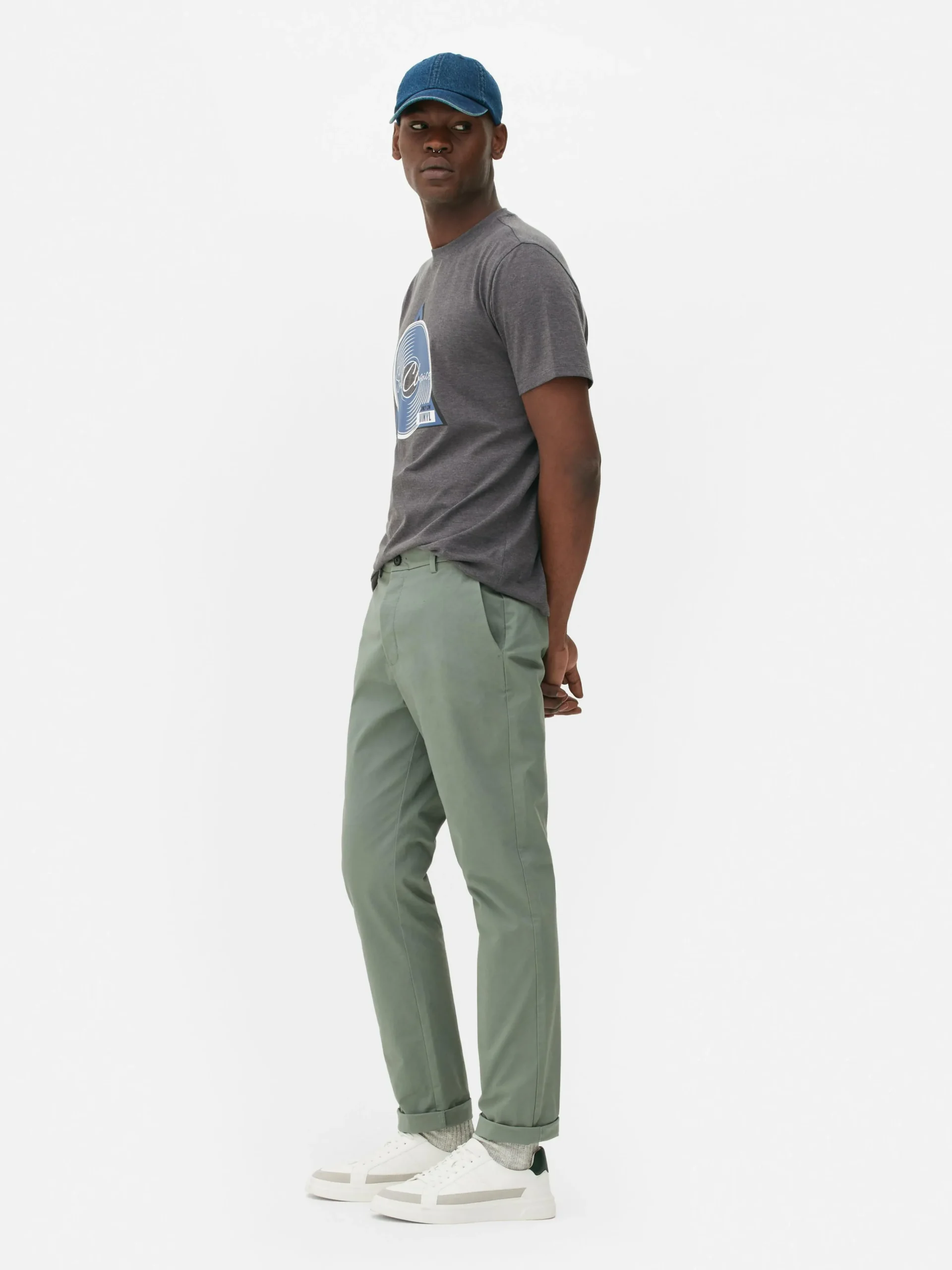 Stretch Slim Chinos|Primark Hot