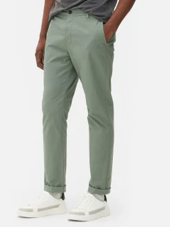 Stretch Slim Chinos|Primark Hot