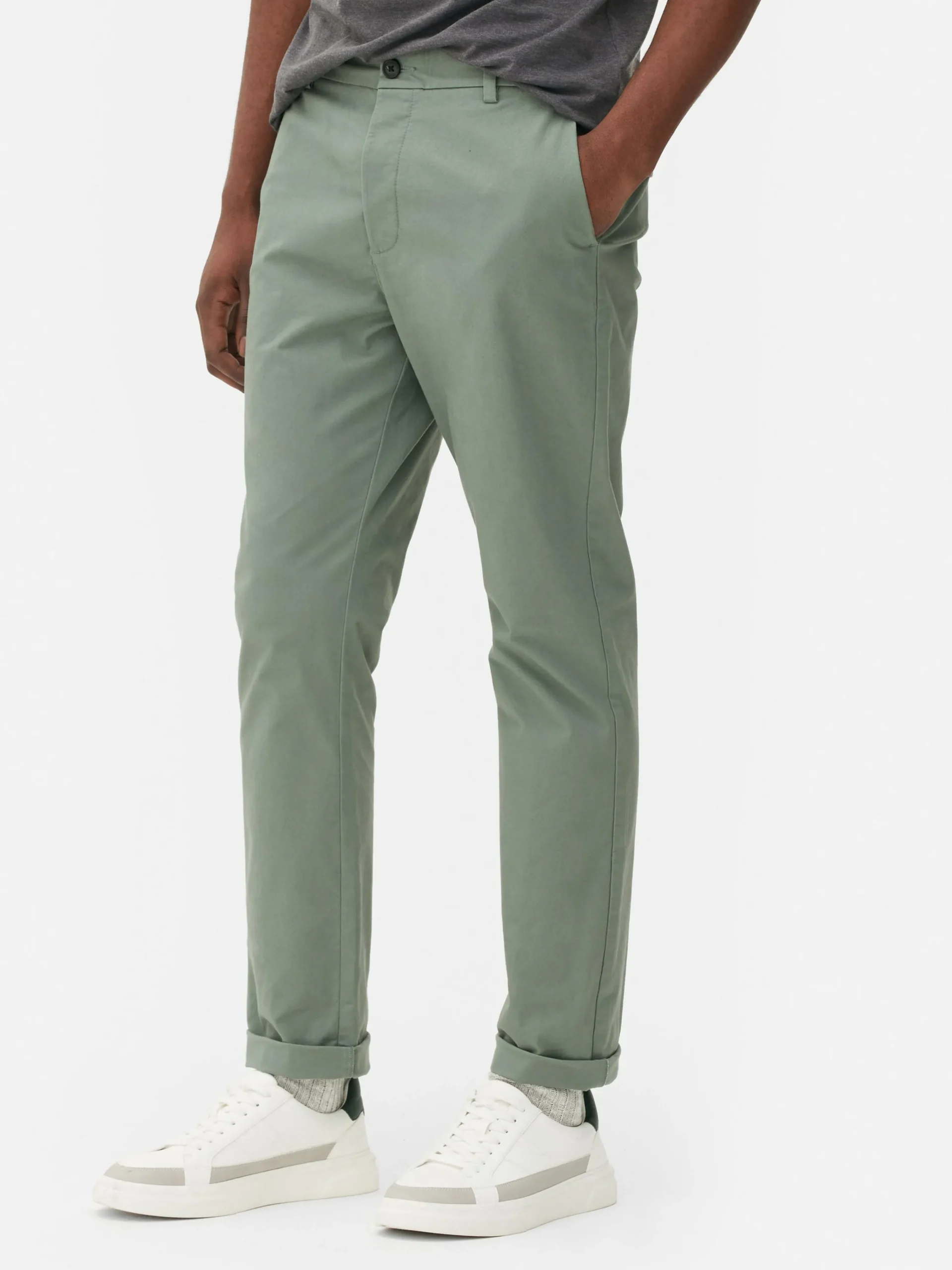 Stretch Slim Chinos|Primark Hot