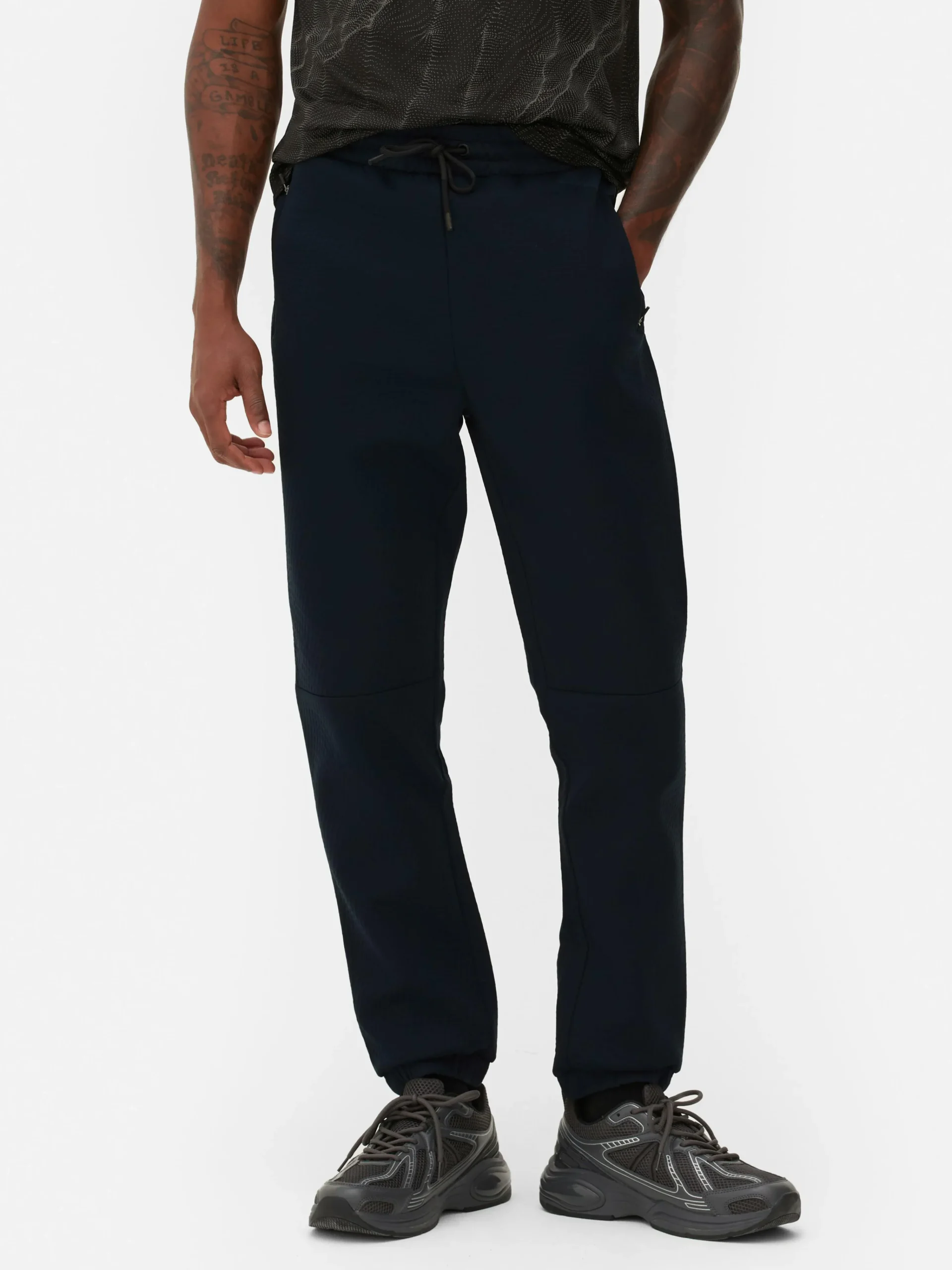 Stretch Waist Textured Joggers|Primark Hot