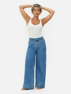 Stretch Wide Leg Jeans|Primark Online