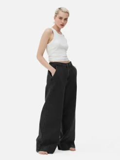 Stretch Wide Leg Jeans|Primark Online
