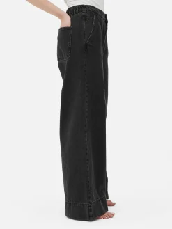 Stretch Wide Leg Jeans|Primark Online