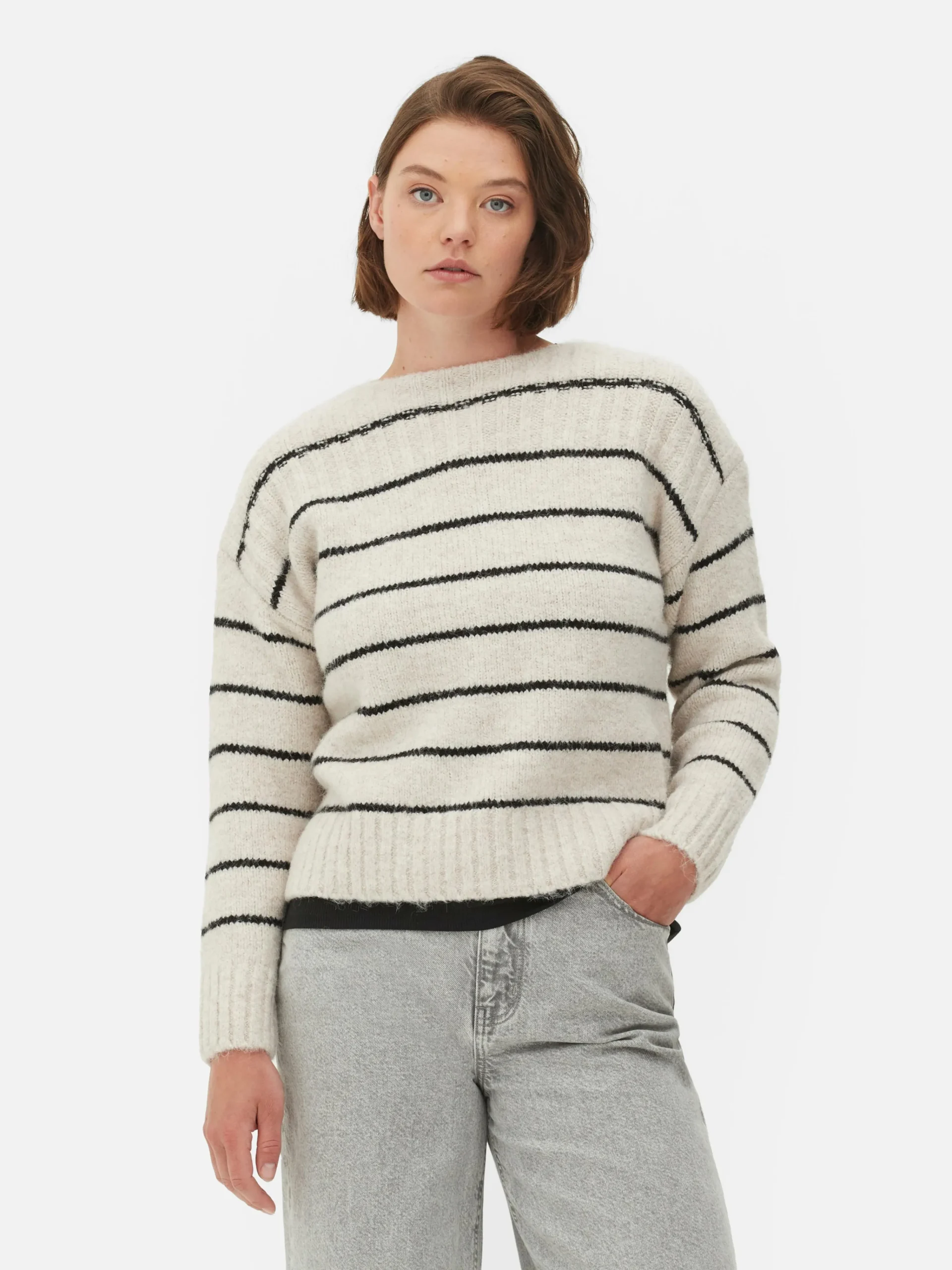 Stripe Boxy Jumper|Primark Discount