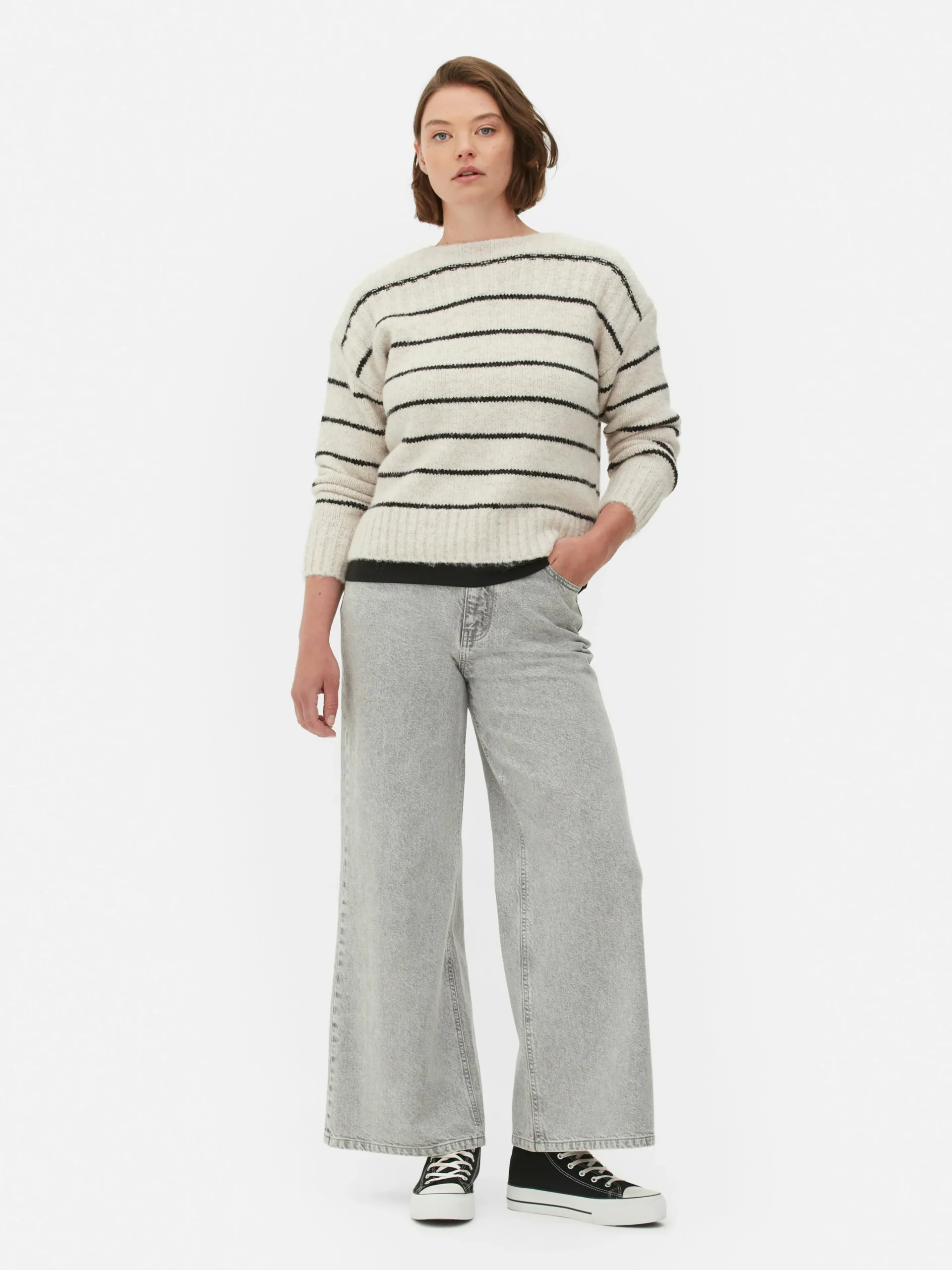 Stripe Boxy Jumper|Primark Discount