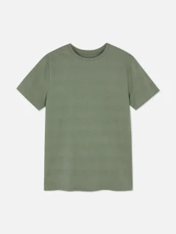 Stripe Textured T-Shirt|Primark Online
