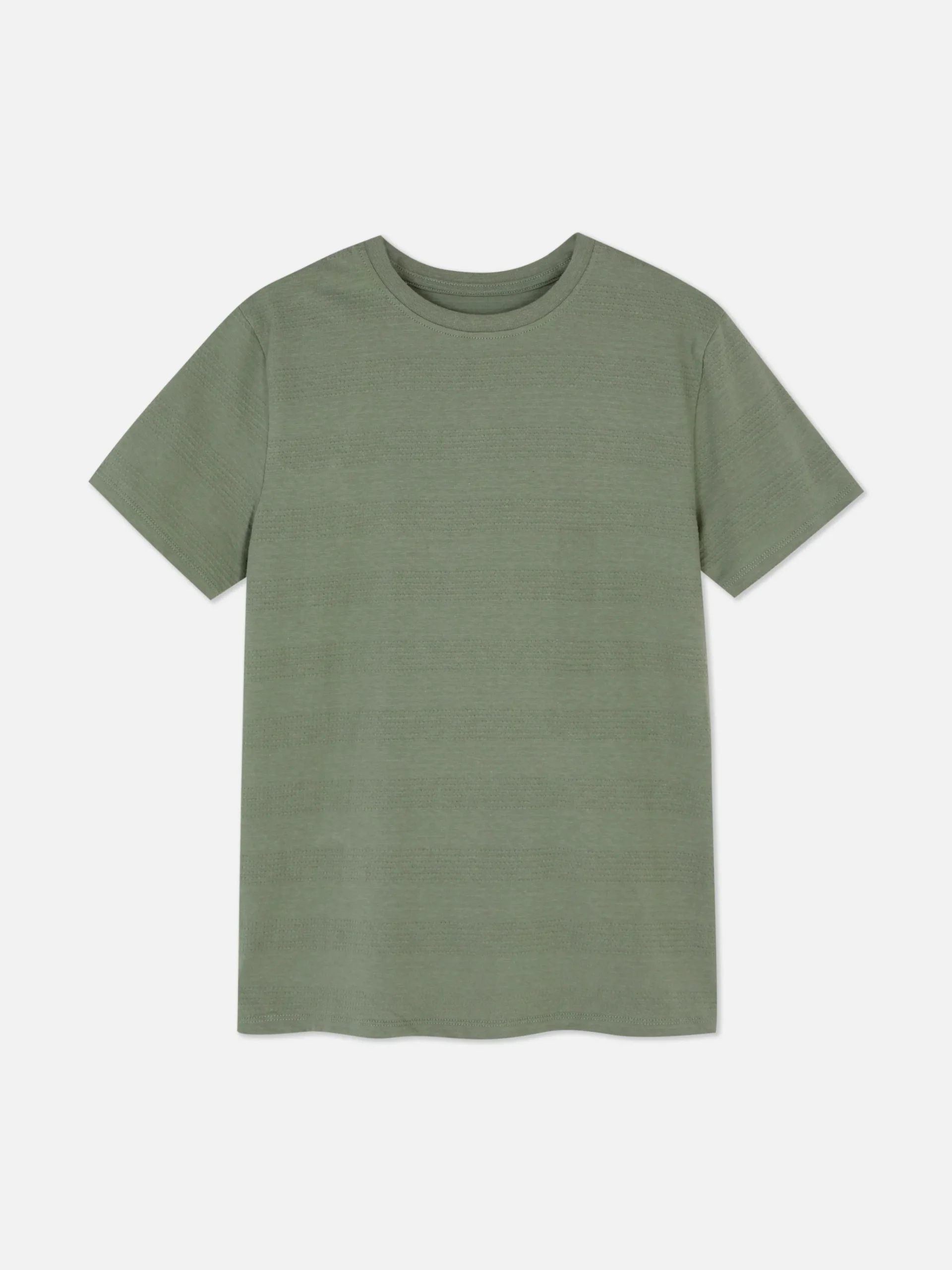 Stripe Textured T-Shirt|Primark Online