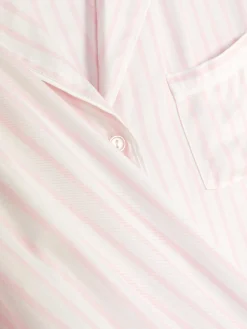 Striped Boyfriend Long Pajamas|Primark Online