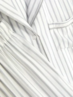 Striped Boyfriend Long Pajamas|Primark Outlet