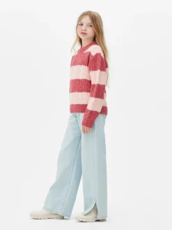 Striped Cable Knit Sweater|Primark Sale