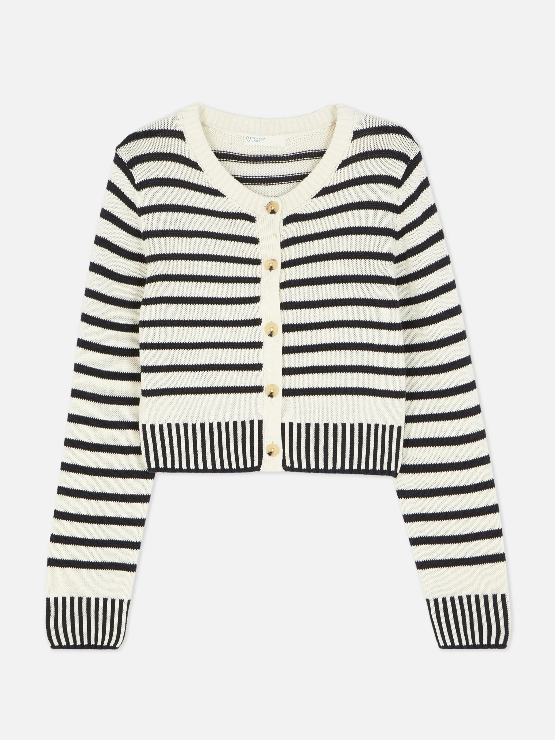Striped Cropped Cardigan|Primark Hot