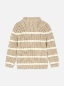 Striped Funnel Neck Sweater|Primark Hot