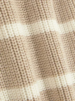 Striped Funnel Neck Sweater|Primark Hot